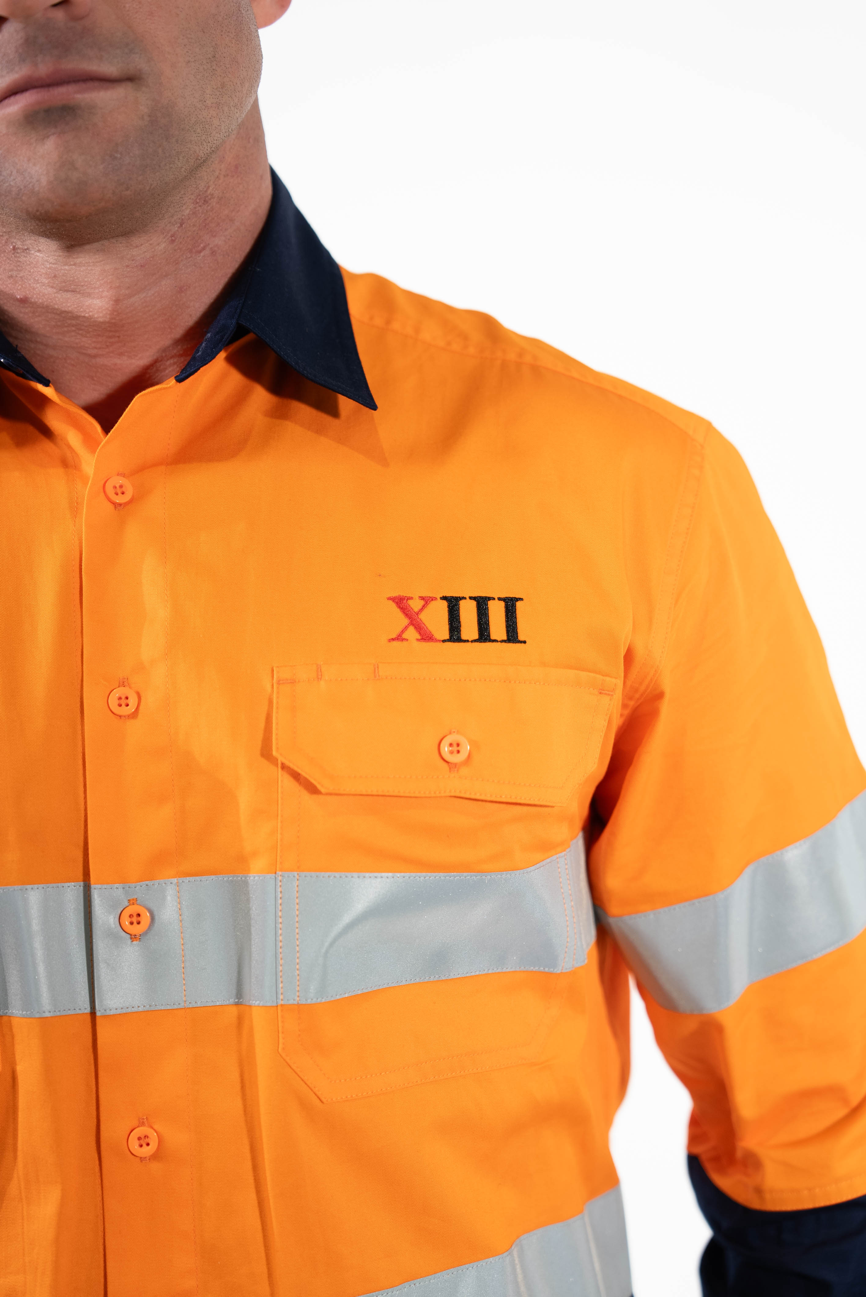 Hi Vis  Long Sleeve Orange